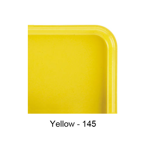 Cambro Rectangular Camlite Tray - 15" x 20 1/4" Yellow 1520CL145 2