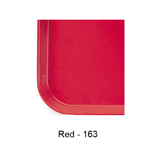 Cambro Rectangular Camlite Tray - 14" x 18" Red 1418CL163 2