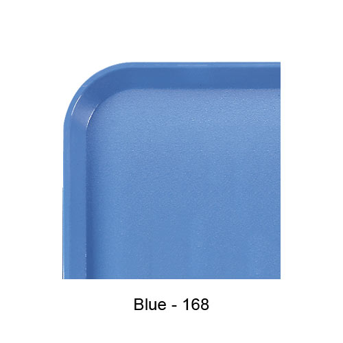 Cambro Trapezoid Camwear Tray - 14" x 18" Blue 1418TRCW168 2