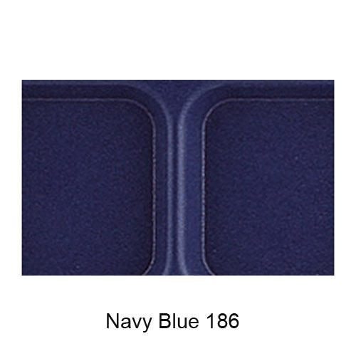 Cambro Co-Polymer School Compartment 2 X 2 Tray -  Navy Blue 915CP186 2