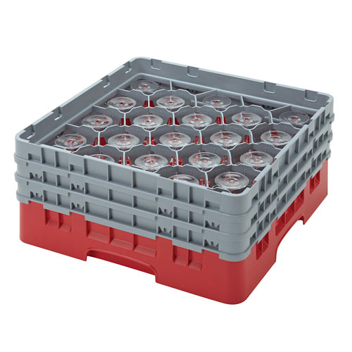 Cambro Full Size Camrack Glass Rack - 20 Compartment - 6 7/8" H 20S638
