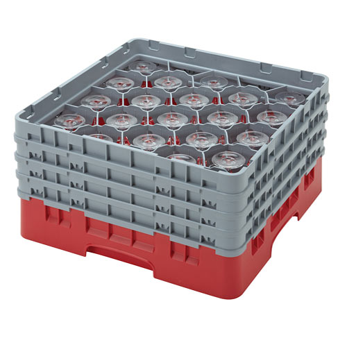 Cambro Full Size Camrack Glass Rack - 20 Compartment - 8 1/2" H 20S800