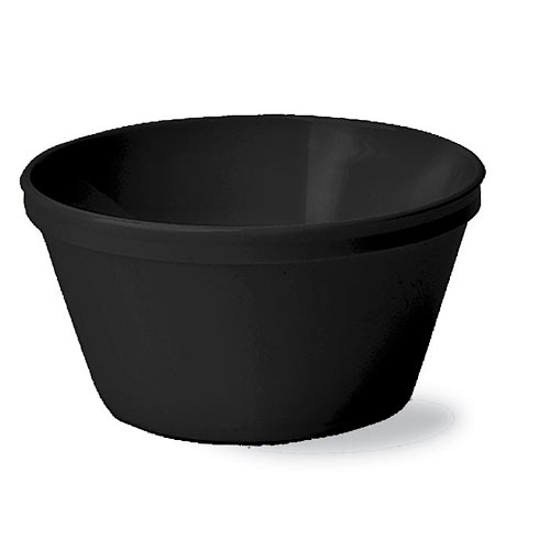Cambro Camwear® Polycarbonate Bouillon 8.4 oz. Bowl - Black 35CW110 1