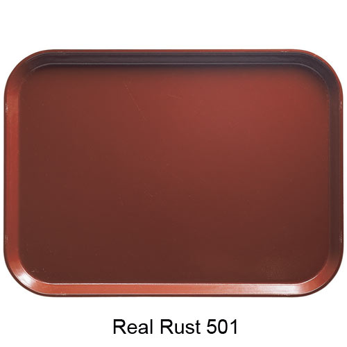 Cambro Round Camtray - 9" Real Rust 900501 2