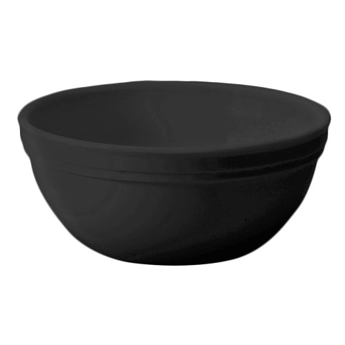 Cambro Camwear® Poly Large Round Nappie 15.3 oz. Bowl  - Black 50CW110
