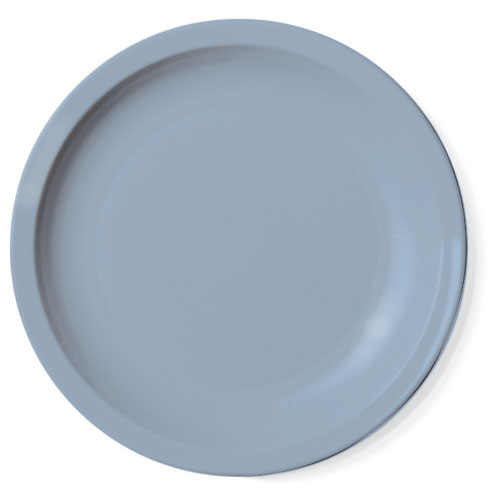 Cambro Camwear® Polycarbonate Narrow Rim Plate 5 1/2" - Slate Blue 55CWNR401