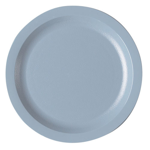 Cambro Camwear® Polycarbonate Narrow Rim Plate 7 1/4" - Slate Blue 725CWNR401