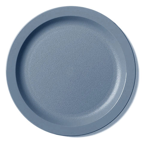 Cambro Camwear® Polycarbonate Narrow Rim Plate 9" - Slate Blue 9CWNR401