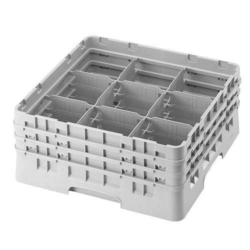 Cambro Full Size Camrack Glass Rack - 9 Compartment - 6 7/8" H 9S638 1