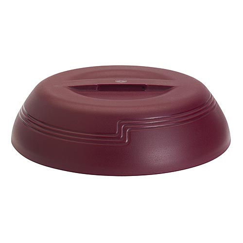 Cambro Shoreline Collection Low Profile Insulated Dome -  Cranberry MDSLD9487 1