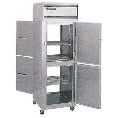 Continental Refrigerator Value Line Solid Half Door Pass-Thru Refrigerators 1 section 1R-PT-HD