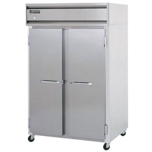 Continental Refrigerator Value Line Solid Door Pass-Thru Refrigerators - 2 section 2R-PT