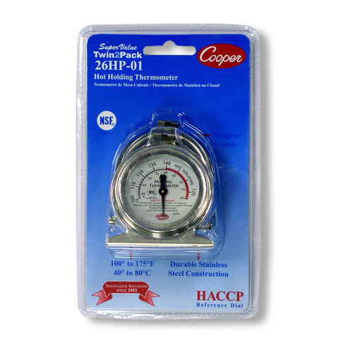 Cooper Atkins Twin2Pack Hot Holding Cabinet Thermometers 26HP-01-2
