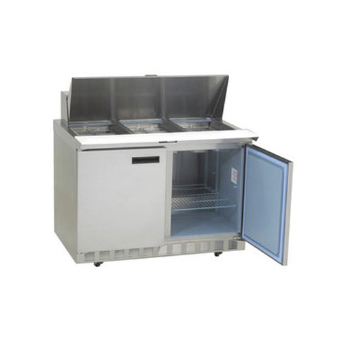 Delfield Front-Breathing Self-Contained Compact Salad Top Refrigerators - 2 door 4448N-12