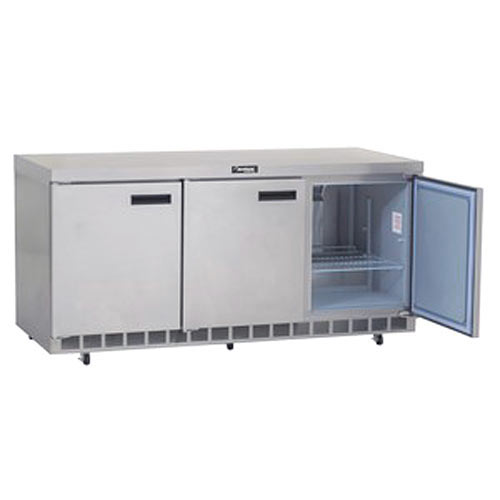 Delfield 72" Worktop Refrigerator -3 Section 4472N