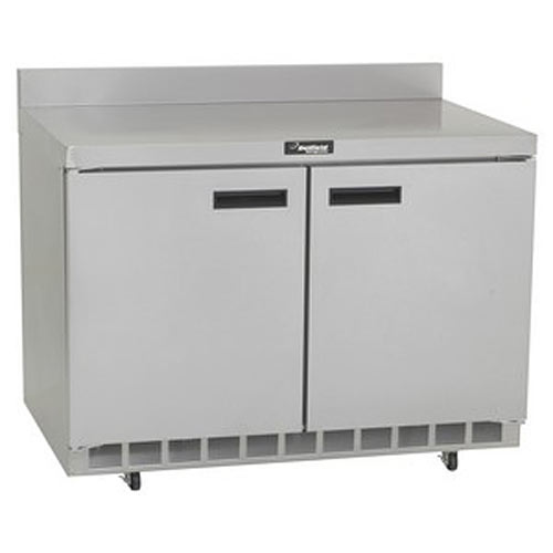Delfield 48" Worktop Refrigerator w/backsplash - 2 Section ST4448N