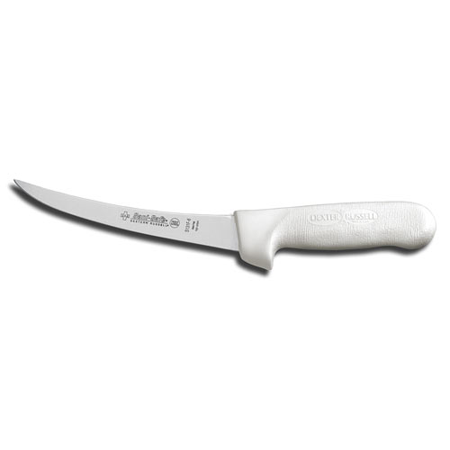 Dexter Russell Sani-Safe Narrow Flexible Curved Boning Knife - 6"  S131F-6PCP