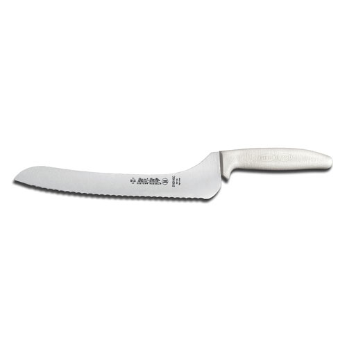 Dexter Russell Sani-Safe Scalloped Offset Sandwich Knife - 9" S163-9SC-PCP