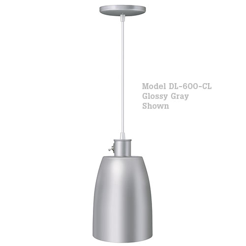 Hatco Decorative Heat Lamp Shade 600 - C Mount w/ Lower Switch DL-600-CL