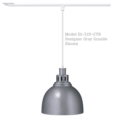 Hatco Decorative Heat Lamp Shade 725 - CT Mount w/ No Switch DL-725-CTN