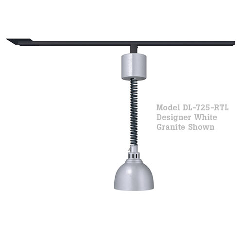 Hatco Decorative Heat Lamp Shade 725 - RT Mount w/ Lower Switch DL-725-RTL