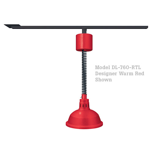 Hatco Decorative Heat Lamp Shade 760 - RT Mount w/ Lower Switch DL-760-RTL