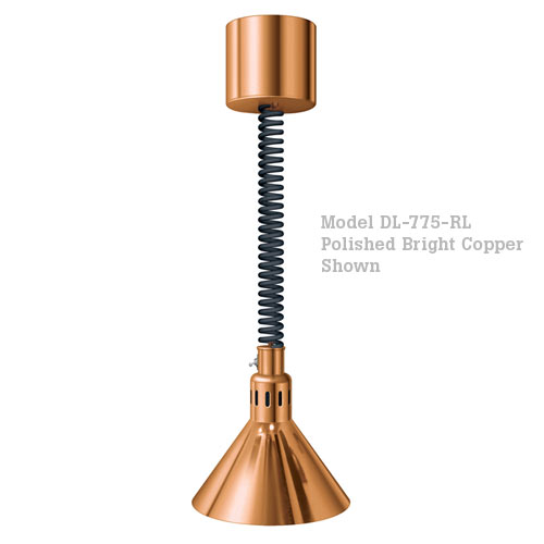 Hatco Decorative Heat Lamp Shade 775 - R Mount w/ Remote Switch DL-775-RR