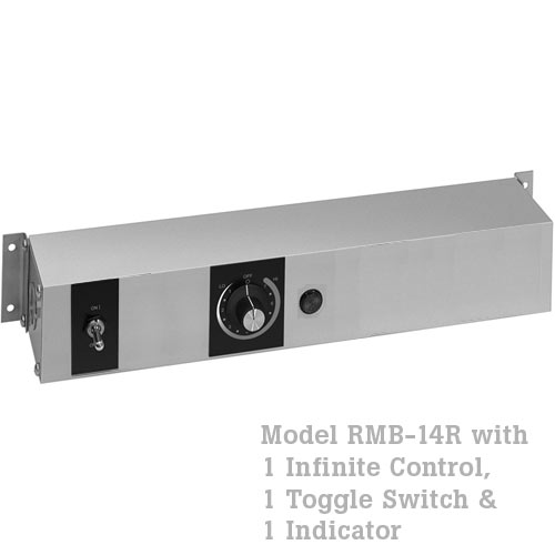 Hatco Remote Control Enclosure, 1 Toggle, 1 Infinite w/ Relay, 1 Indicator -120V RMB-14R