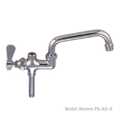 John Boos Add On 12" Swing Spout Faucet PB-AD-12-X