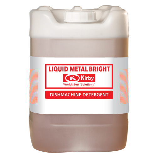 Kirby Liquid Metal Brite Metal-Safe Dishmachine Detergent