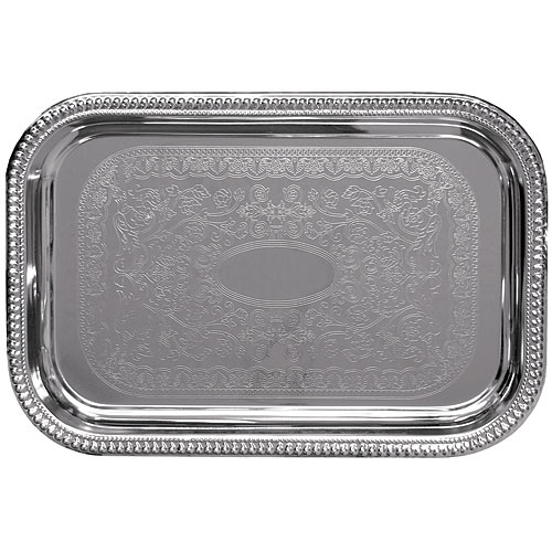 Update Chrome Plated Oblong Tray - 20" CT-2014B