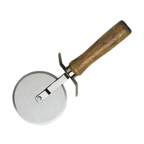 Update Wooden Handle Pizza Cutters -  4" Wheel PC-4WH