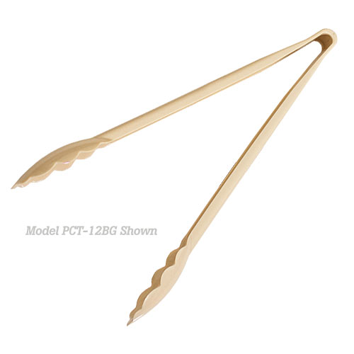 Update White Polycarbonate Tongs - 12" PCT-12WH