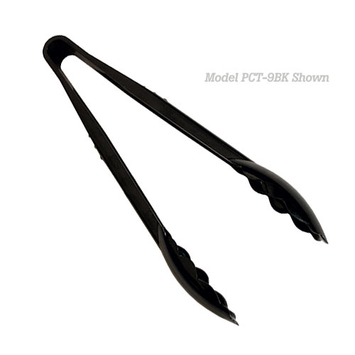 Update White Polycarbonate Tongs - 9" PCT-9WH
