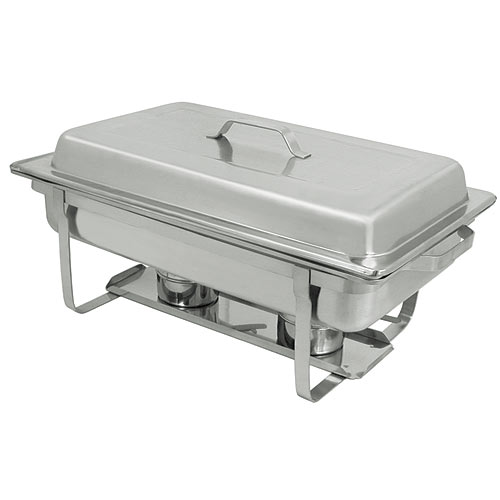 Update Rectangular S/S Stackable Chafer - 8 qt Satin Finish SCC-19