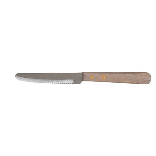 Update Round Tip Wood Handle Steak Knife - 4.75" SK-16R