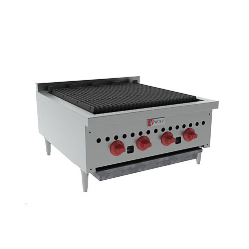 Wolf 24" SCB Series Low Profile Gas Radiant Charbroiler SCB25